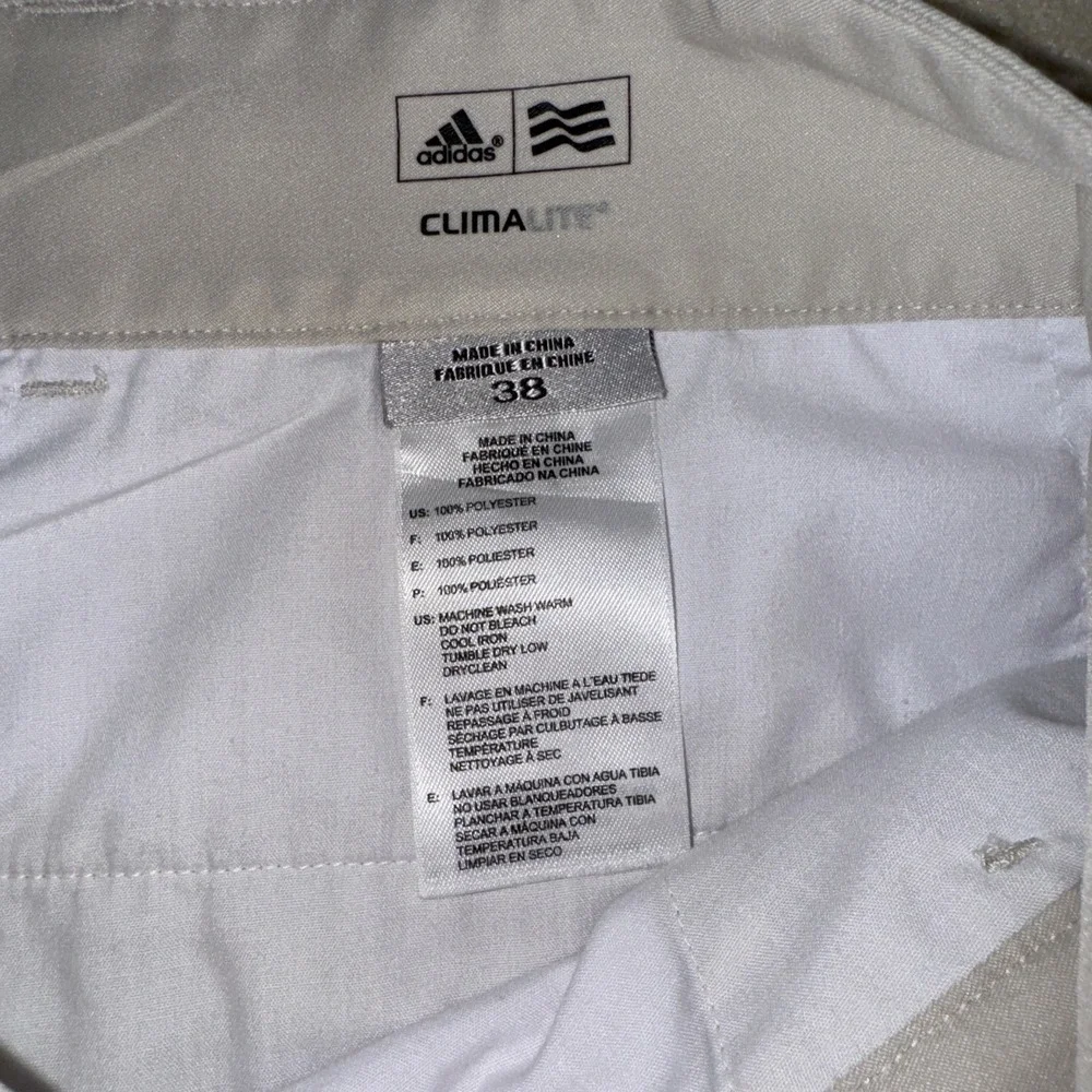 Adidas Golf‎ Shorts Mens 38 Tan Climalite Pleated Performance Khaki Activewear
